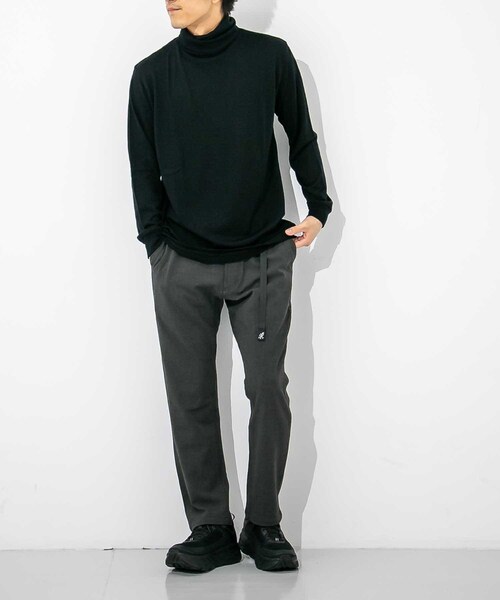 Graphpaper（グラフペーパー）の「Graphpaper Washable Wool Hi-Neck T