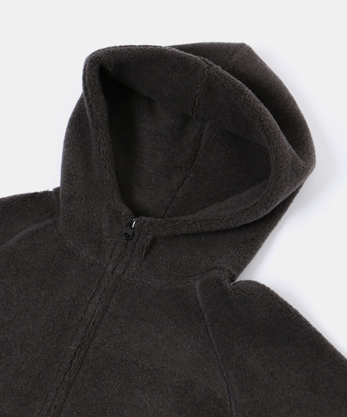 Graphpaper グラフペーパー ウールボアパーカー フ ーディー Graphpaper（グラフペーパー）の「Graphpaper Wool Boa Zip