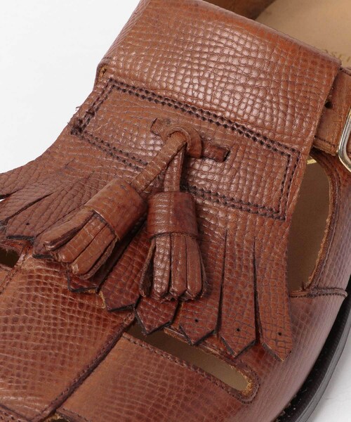 JOSEPH CHEANEY&SONS（ジョセフチーニーアンドサンズ）の「JOSEPH CHEANEY GHURKA SANDALS（その他・メンズ・MAHOGANY/BLACK・6.5/7/7.5/8）」の9枚目の写真