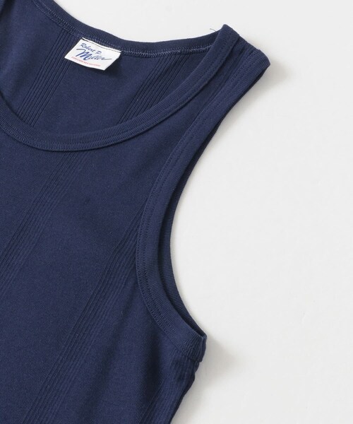 MILLER（ミラー）の「Miller パネルリブタンク無地（その他・メンズ・White/Navy/Gray/Black・M/L/XL）」の9枚目の写真