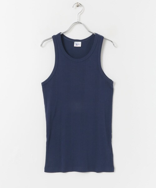 MILLER（ミラー）の「Miller パネルリブタンク無地（その他・メンズ・White/Navy/Gray/Black・M/L/XL）」の4枚目の写真