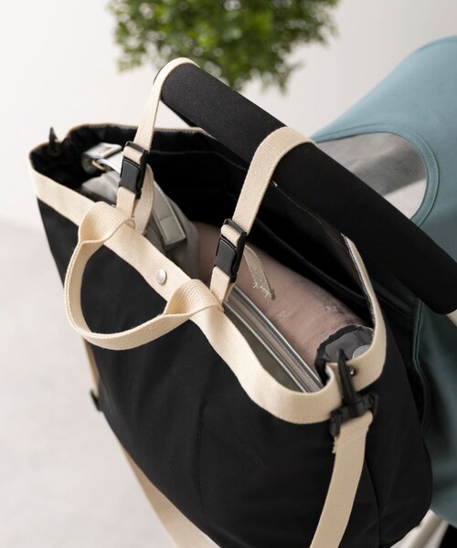 10mois（ディモワ）の「10mois パッとサッとトート ちょっとトールN（その他・レディース・ブラック・-）」の5枚目の写真