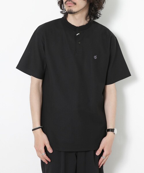 OOPS（ウップス）の「OOPS プライムフレックスヘンリーネックTシャツ（その他・メンズ・ベージュ/ホワイト/ブラック・M/L）」の12枚目の写真