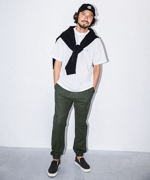 OOPS（ウップス）の「OOPS プライムフレックスヘンリーネックTシャツ（その他・メンズ・ベージュ/ホワイト/ブラック・M/L）」の9枚目の写真