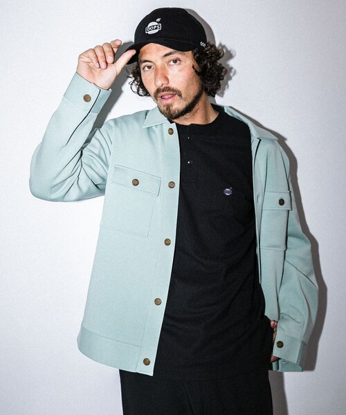 OOPS（ウップス）の「OOPS プライムフレックスヘンリーネックTシャツ（その他・メンズ・ベージュ/ホワイト/ブラック・M/L）」の10枚目の写真