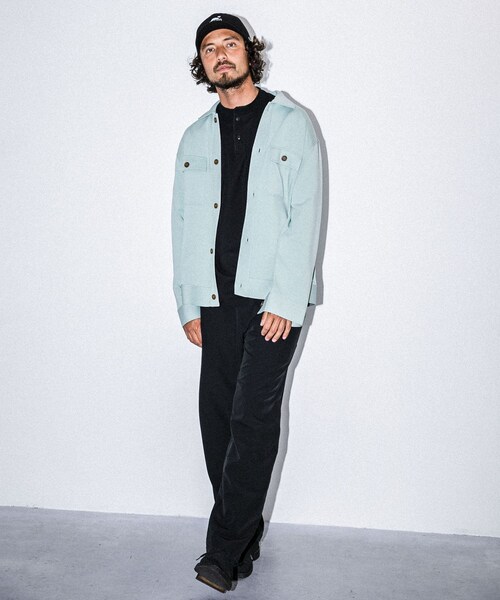 OOPS（ウップス）の「OOPS プライムフレックスヘンリーネックTシャツ（その他・メンズ・ベージュ/ホワイト/ブラック・M/L）」の11枚目の写真