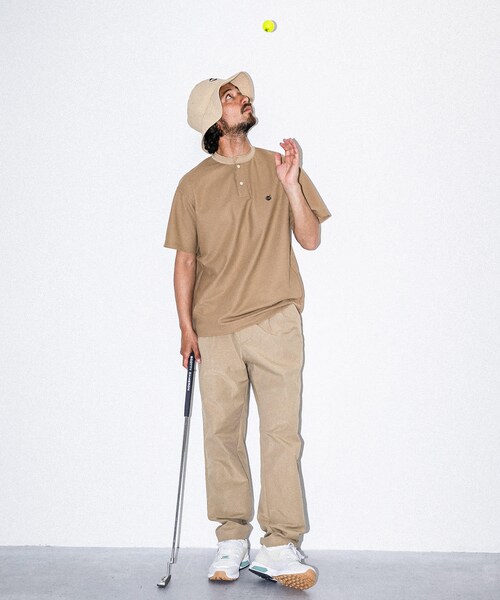 OOPS（ウップス）の「OOPS プライムフレックスヘンリーネックTシャツ（その他・メンズ・ベージュ/ホワイト/ブラック・M/L）」の7枚目の写真