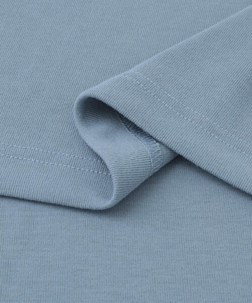 OOPS（ウップス）の「OOPS ポリコットスムースモックネックTシャツ（その他・メンズ・オフ/サックス/ブラック・M/L）」の17枚目の写真