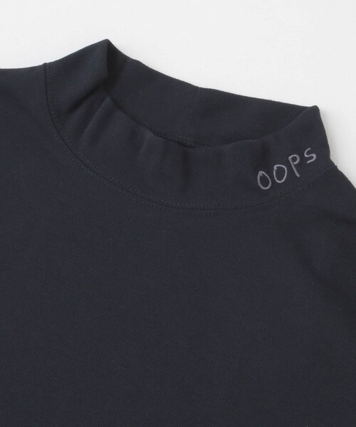 OOPS（ウップス）の「OOPS ポリコットスムースモックネックTシャツ（その他・メンズ・オフ/サックス/ブラック・M/L）」の19枚目の写真