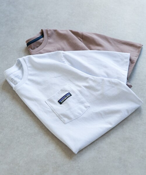 patagonia（パタゴニア）の「patagonia P-6 Label Pocket Re-T-shirts（その他・メンズ・GLH/NENA/PATN/BLK/WHI/COHC・S/M/L）」の5枚目の写真