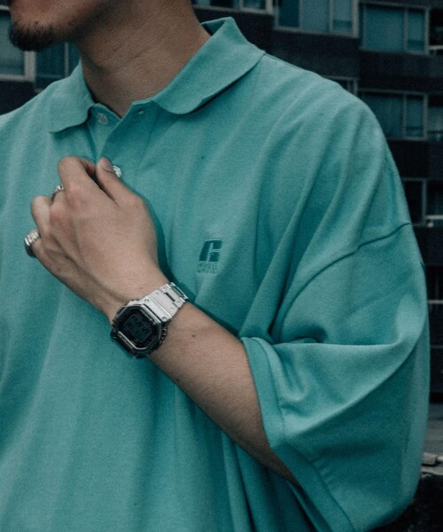 Russell Athletic（ラッセルアスレティック）の「【別注】RUSSELL ATHLETIC×VOTE MAKE NEW CLOTHE ポロシャツ（その他・メンズ・CAMEL/MINT/BLACK・S/M）」の6枚目の写真