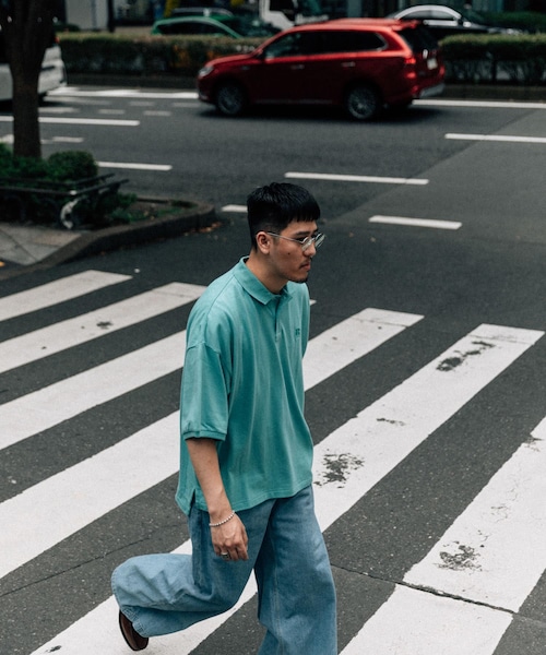 Russell Athletic（ラッセルアスレティック）の「【別注】RUSSELL ATHLETIC×VOTE MAKE NEW CLOTHE ポロシャツ（その他・メンズ・CAMEL/MINT/BLACK・S/M）」の5枚目の写真