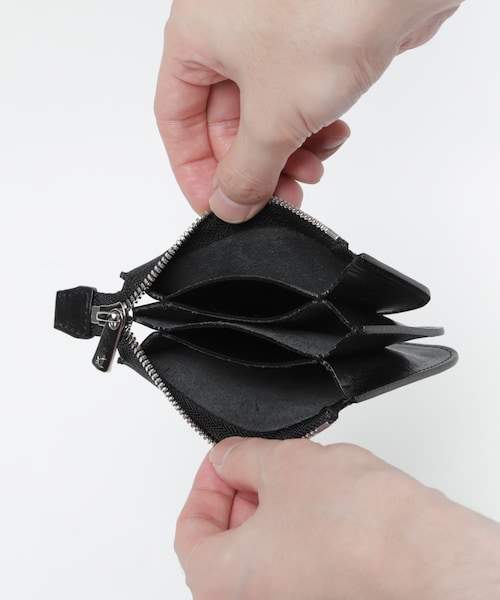 小物 Hender Scheme  3 layered purse black Hender Scheme＞3 layered purse/ウォレット