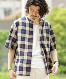 URBAN RESEARCH Sonny Label（アーバンリサーチサニーレーベル）の「クールリネンバンドカラーシャツ（その他・メンズ）」