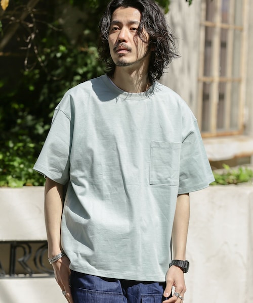 URBAN RESEARCH Sonny Label（アーバンリサーチサニーレーベル）の「ヘビーウェイトスーパールーズTシャツ（その他・メンズ・ブラック/ミント/カーキ/オフ・M/L）」の4枚目の写真