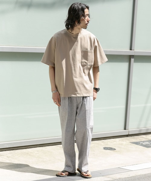 URBAN RESEARCH Sonny Label（アーバンリサーチサニーレーベル）の「ヘビーウェイトスーパールーズTシャツ（その他・メンズ・ブラック/ミント/カーキ/オフ・M/L）」の6枚目の写真