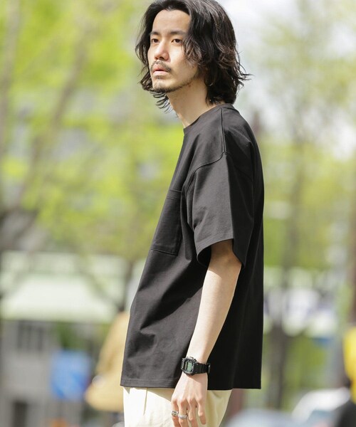 URBAN RESEARCH Sonny Label（アーバンリサーチサニーレーベル）の「ヘビーウェイトスーパールーズTシャツ（その他・メンズ・ブラック/ミント/カーキ/オフ・M/L）」の9枚目の写真