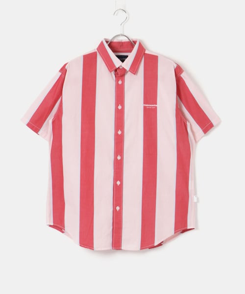 thisisneverthat(ディスイズネバーザット)の「THISISNEVERTHAT BIG Striped Short-Sleeve Shirt(その他・メンズ・GRN/BRN/RED/PINK・M/L)」の4枚目の写真