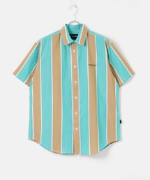 THISISNEVERTHAT BIG Striped Short-Sleeve Shirt