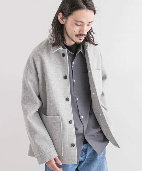 URBAN RESEARCH(アーバンリサーチ)の「メルトンバルーンフィットカバーオール(その他・メンズ・BLACK/NAVY/GRAY/CCL・M/L)」の2枚目の写真