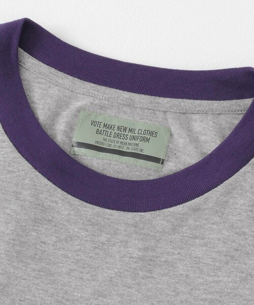 VOTE MAKE NEW CLOTHES（ボートメイクニュークローズ）の「【別注】VOTE MAKE NEW CLOTHES×URiD BIG RINGER TEE（その他・メンズ・BROWN/NAVY/WHITE・FREE）」の14枚目の写真