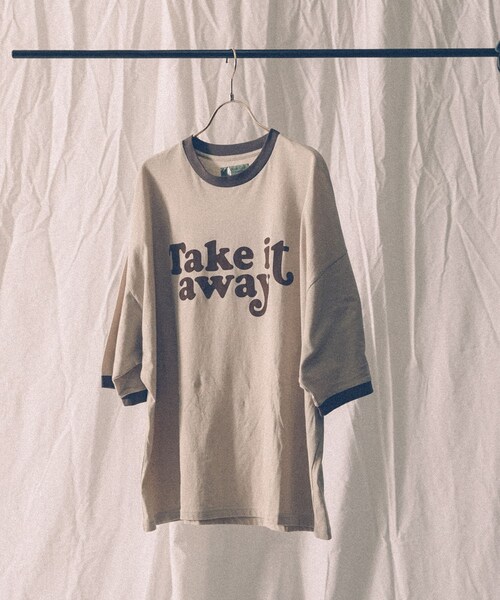 VOTE MAKE NEW CLOTHES（ボートメイクニュークローズ）の「【別注】VOTE MAKE NEW CLOTHES×URiD BIG RINGER TEE（その他・メンズ・BROWN/NAVY/WHITE・FREE）」の9枚目の写真