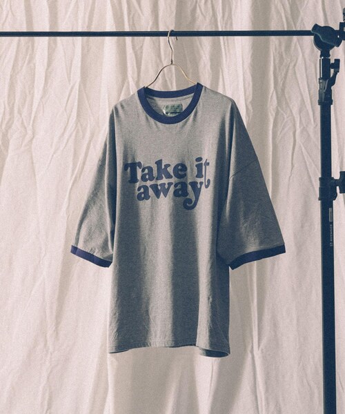 VOTE MAKE NEW CLOTHES（ボートメイクニュークローズ）の「【別注】VOTE MAKE NEW CLOTHES×URiD BIG RINGER TEE（その他・メンズ・BROWN/NAVY/WHITE・FREE）」の7枚目の写真