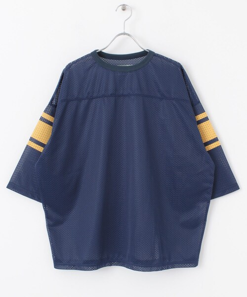 VOTE MAKE NEW CLOTHES（ボートメイクニュークローズ）の「【別注】VOTE MAKE NEW CLOTHES×URiD BIG MESH TEE（その他・メンズ・BLACK/NAVY/RED・FREE）」の2枚目の写真