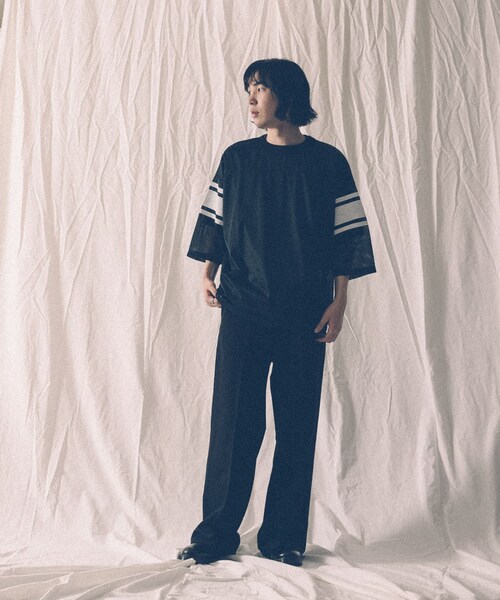 VOTE MAKE NEW CLOTHES（ボートメイクニュークローズ）の「【別注】VOTE MAKE NEW CLOTHES×URiD BIG MESH TEE（その他・メンズ・BLACK/NAVY/RED・FREE）」の8枚目の写真