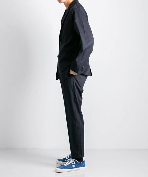 WWS（ワークウェアスーツ）の「WORK WEAR SUITS テーラードライトジャケット（その他・メンズ・D NAVY/BLACK・S/M/L/XL/XXL）」の4枚目の写真