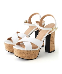 GRL | コルクソールクロスストラップサンダル(サンダル)