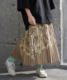 AVIREX | プリーツカモ カラーコンビ カモスカート/PLEATED COLOR COMBI CAMO SKIRT(スカート)