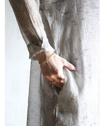 Tabrik（タブリク）の「オーガンジータッセルワンピース 柘榴