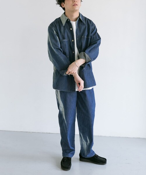 AURALEE（オーラリー）の「AURALEE SUN FADE DENIM PANTS（その他・メンズ・SF BLEACH・3/4）」の3枚目の写真