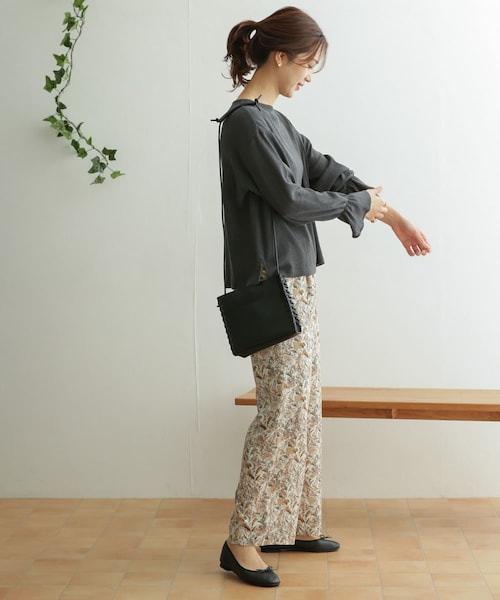 URBAN RESEARCH DOORS（アーバンリサーチドアーズ）の「TCクレープフレアスリーブ（その他・レディース・S.PINK/OFF WHITE/CHARCOAL・one）」の21枚目の写真