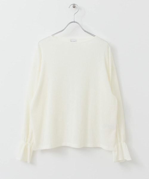 URBAN RESEARCH DOORS（アーバンリサーチドアーズ）の「TCクレープフレアスリーブ（その他・レディース・S.PINK/OFF WHITE/CHARCOAL・one）」の22枚目の写真