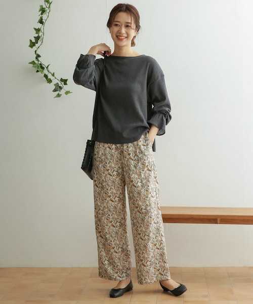 URBAN RESEARCH DOORS（アーバンリサーチドアーズ）の「TCクレープフレアスリーブ（その他・レディース・S.PINK/OFF WHITE/CHARCOAL・one）」の20枚目の写真