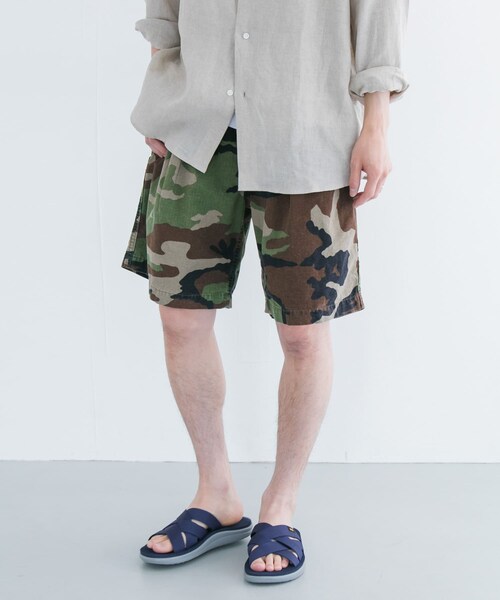HABANOS(ハバノス)の「HABANOS CAMOUFLAGE SHORT PANTS(その他・メンズ・WOODLAND・S/M)」の1枚目の写真