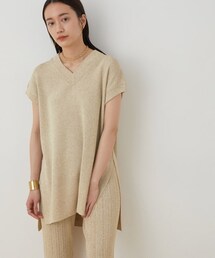 ADAM ET ROPE' | 【セットアップ対応】ストローヤーンニットプルオーバー(トップス)
