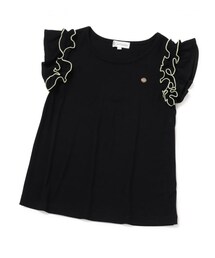 ROPE' PICNIC（ロペピクニック）の「【KIDS】配色メロウフリルトップス（トップス・キッズ）」