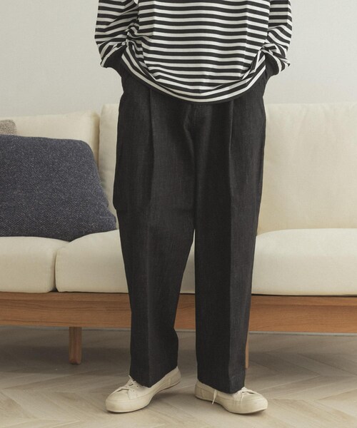FORK&SPOON（フォークアンドスプーン）の「FORK&SPOON ワンタックチノパンツ（その他・メンズ・MUSHROOM/DARKNAVY/INDIGO/GREEN・4/5）」の11枚目の写真