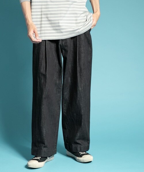 FORK&SPOON（フォークアンドスプーン）の「FORK&SPOON ワンタックチノパンツ（その他・メンズ・MUSHROOM/DARKNAVY/INDIGO/GREEN・4/5）」の9枚目の写真