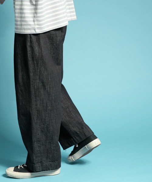 FORK&SPOON（フォークアンドスプーン）の「FORK&SPOON ワンタックチノパンツ（その他・メンズ・MUSHROOM/DARKNAVY/INDIGO/GREEN・4/5）」の5枚目の写真