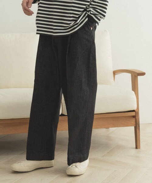 FORK&SPOON（フォークアンドスプーン）の「FORK&SPOON ワンタックチノパンツ（その他・メンズ・MUSHROOM/DARKNAVY/INDIGO/GREEN・4/5）」の12枚目の写真