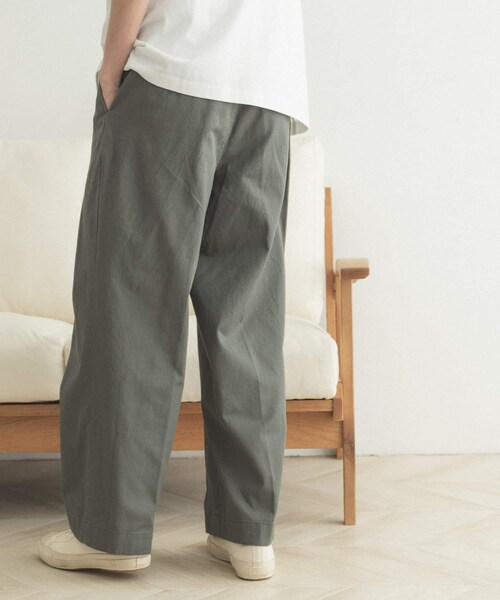 FORK&SPOON（フォークアンドスプーン）の「FORK&SPOON ワンタックチノパンツ（その他・メンズ・MUSHROOM/DARKNAVY/INDIGO/GREEN・4/5）」の18枚目の写真