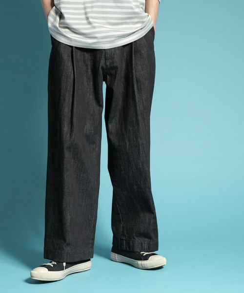 FORK&SPOON（フォークアンドスプーン）の「FORK&SPOON ワンタックチノパンツ（その他・メンズ・MUSHROOM/DARKNAVY/INDIGO/GREEN・4/5）」の6枚目の写真