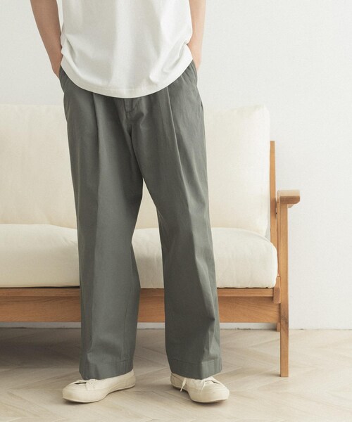 FORK&SPOON（フォークアンドスプーン）の「FORK&SPOON ワンタックチノパンツ（その他・メンズ・MUSHROOM/DARKNAVY/INDIGO/GREEN・4/5）」の17枚目の写真