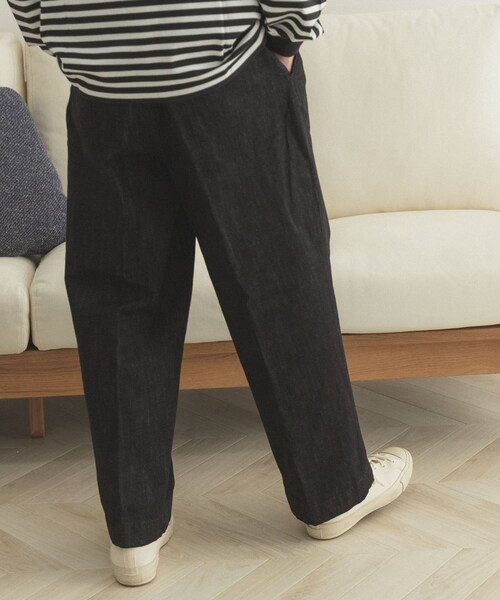 FORK&SPOON（フォークアンドスプーン）の「FORK&SPOON ワンタックチノパンツ（その他・メンズ・MUSHROOM/DARKNAVY/INDIGO/GREEN・4/5）」の10枚目の写真
