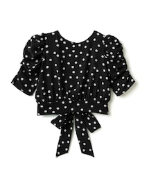 GRL | バックリボンドット柄ブラウス(シャツ/ブラウス)