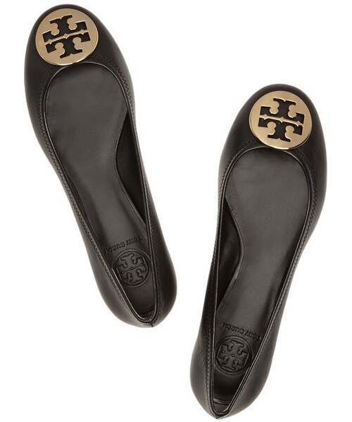 TORY BURCH（トリーバーチ）の「Tory Burch Reva leather ballet flats（シューズ・レディース・Black・US7.5/US10/US5.5/US11/US10.5/US6.5/US9.5/US8.5/US8/US7/US5/US9/US6）」の4枚目の写真